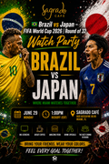 Brazil vs Japan- 06-29-2026 - 1:00 PM