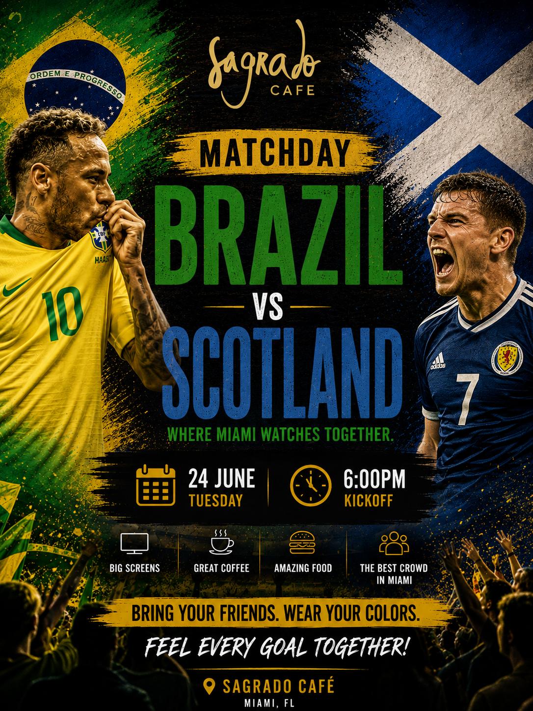 Brazil vs Scotland - 06-24-2026 - 6:00 PM