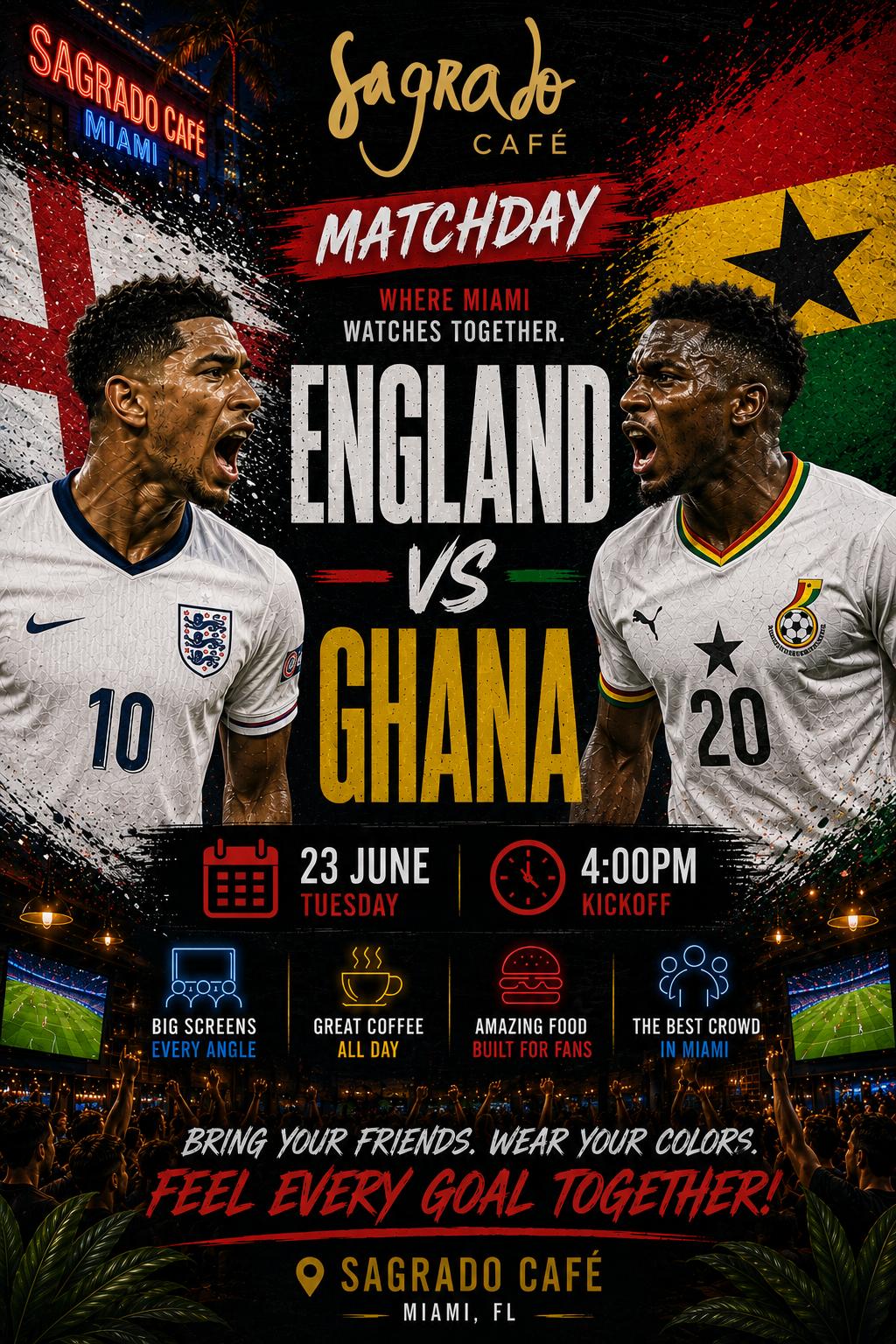 England vs Ghana - 06-23-2026 - 4:00 PM