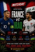 France vs Iraq- 06-22-2026 - 5:00 PM