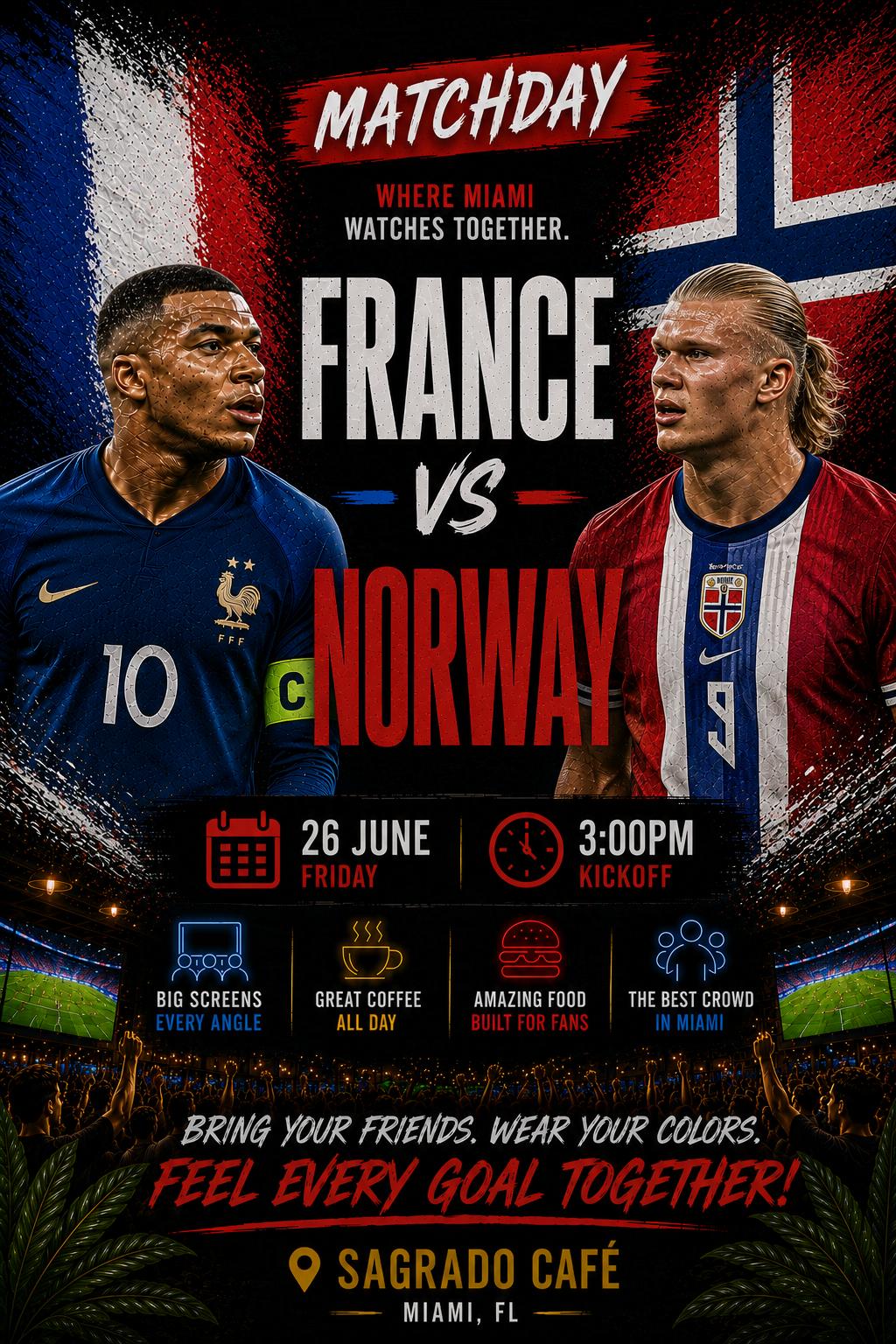 France vs Norway - 06-26-2026 - 3:00 PM