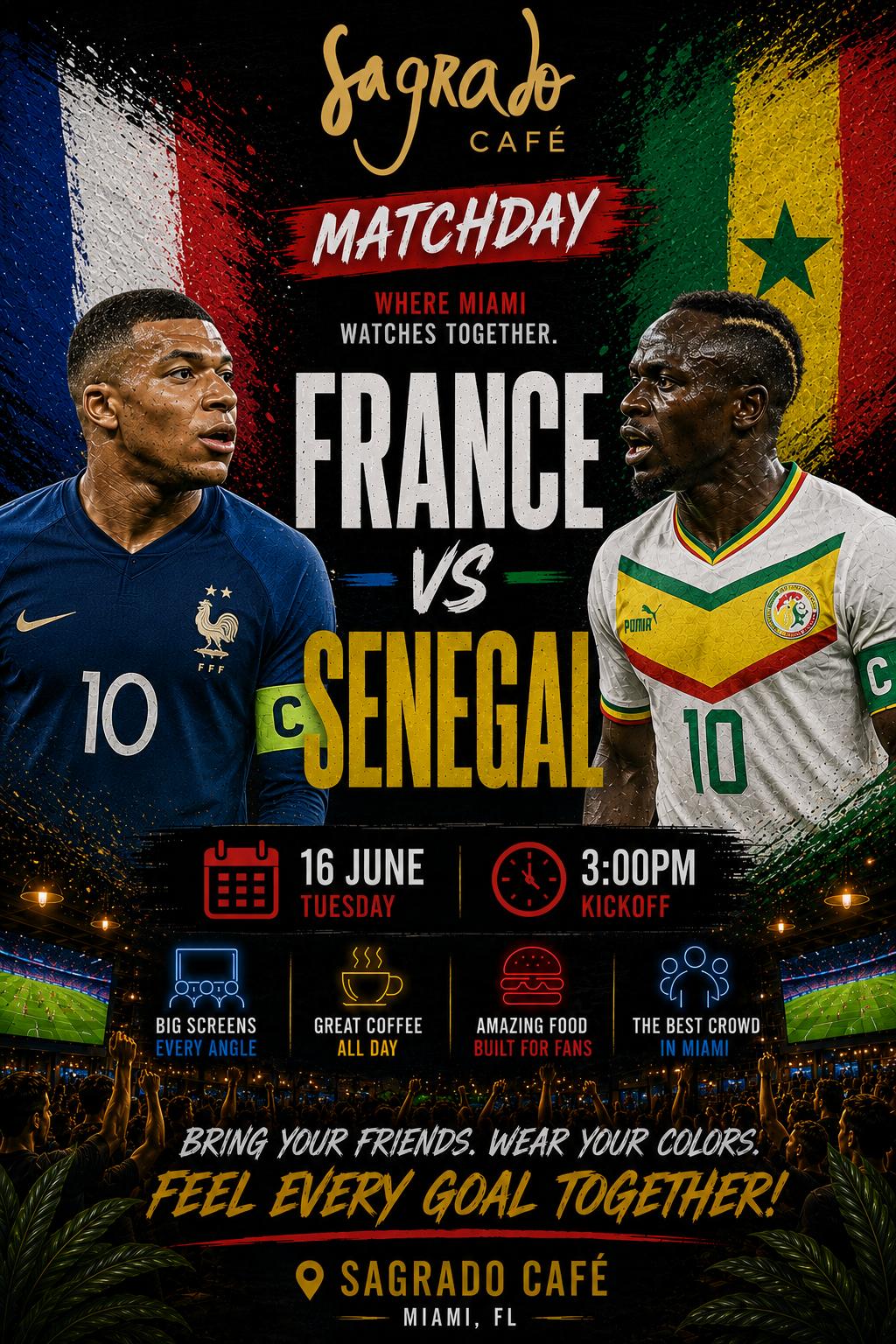France vs Senegal  - 06-16-2026 - 3:00 PM