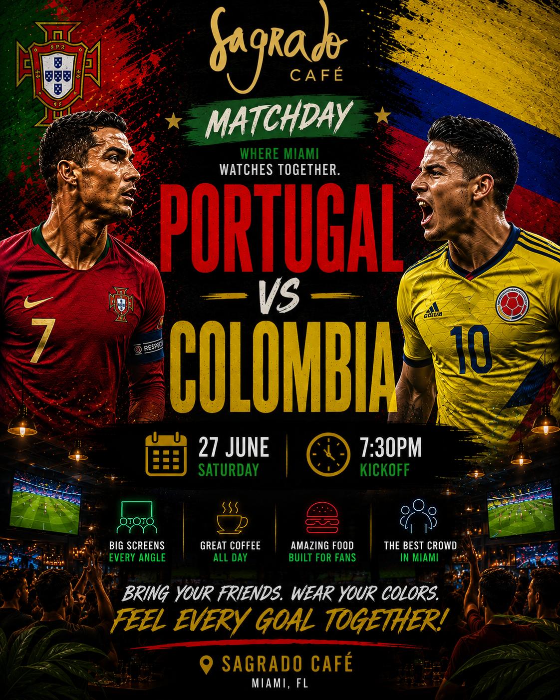 Portugal vs Colombia - 06-27-2026 - 7:30 PM