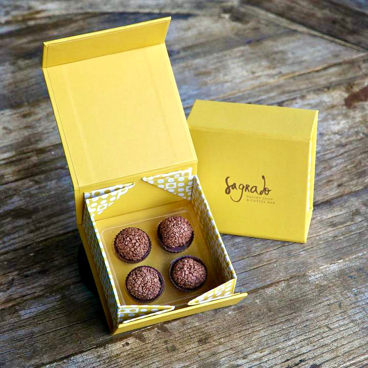 The Grand Brigadeiro Gift Box - 4 Handcrafted Brigadeiros
